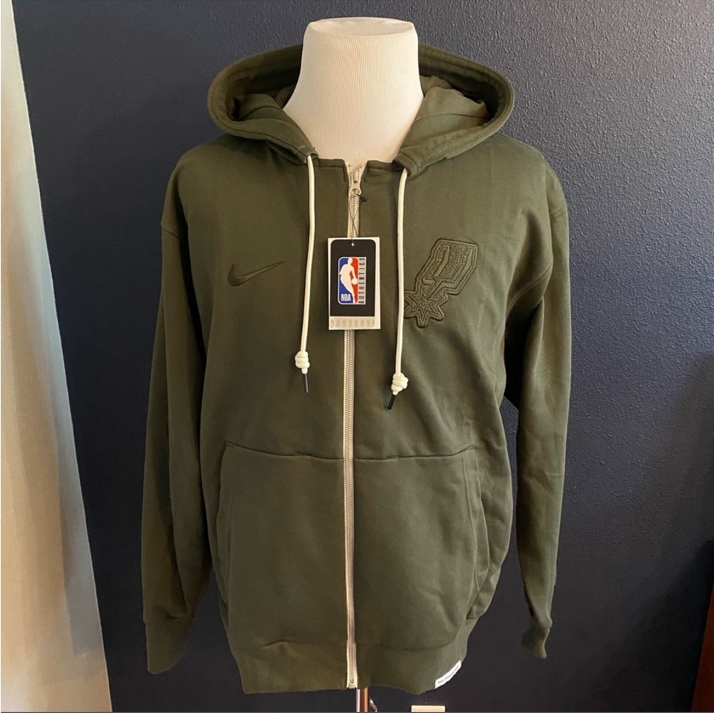 Army Green, unworn, tags still on, San Antonio Spurs Sweatshirt